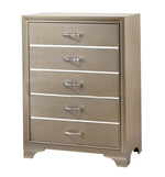 Beaumont Gold 5-Drawer Chest