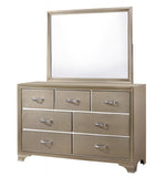 Beaumont Gold Finish Frame Dresser Mirror