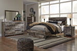 Derekson Multi Gray Wood Queen Storage Bed