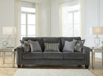 Gavril Gray Chenille Sofa (Oversized)