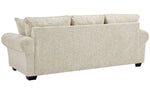 Haisley Ivory Fabric Sofa (Oversized)