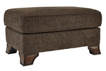 Miltonwood Teak Fabric Ottoman