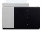 Berlin Black & White Lacquer Wood Dresser