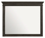 Blaire Espresso Wood Frame Dresser Mirror