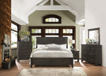 Blaire Espresso Wood Queen Bed