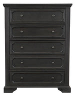 Bolingbrook Charcoal Wood 5-Drawer Chest