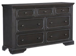 Bolingbrook Charcoal Wood 7-Drawer Dresser