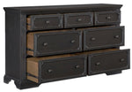 Bolingbrook Charcoal Wood 7-Drawer Dresser