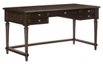 Cardano Driftwood Charcoal Wood Writing Desk