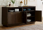 Caterina Dark Walnut Wood Server