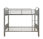 Cayelynn Silver Metal Tube Full/Full Bunk Bed