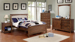 Colin Dark Oak Wood Platform Twin Bed