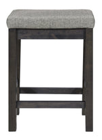 Connected 4-Pc Gray Wood Counter Height Table Set