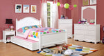 Dani White Solid Wood Twin Bed with Trundle