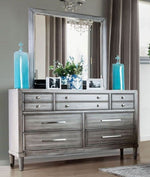 Daphne Gray Wood Frame Dresser Mirror