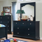 Diane Blue Solid Wood Dresser