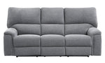 Dickinson 2-Pc Charcoal Fabric Manual Recliner Sofa Set