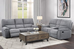 Dickinson Charcoal Fabric Manual Recliner Loveseat