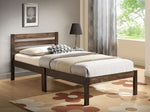 Donato Youth Ash Brown Wood Twin Bed