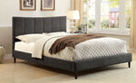 Ennis Dark Gray Fabric Twin Bed (Oversized)