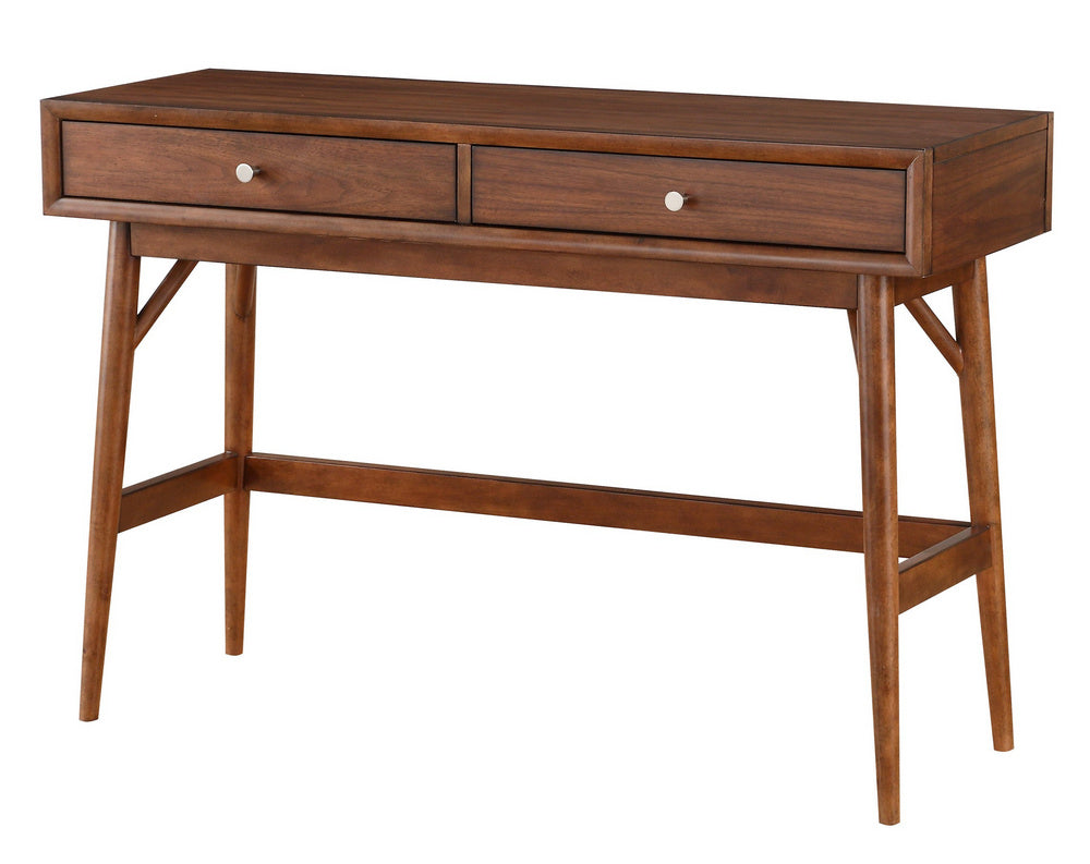 Frolic Brown Wood 2-Drawer Sofa Table