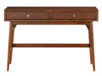 Frolic Brown Wood 2-Drawer Sofa Table