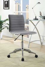 Glynis Grey Fabric Upholstered Office Chair