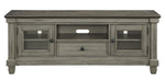 Granby Antique Gray Wood TV Stand