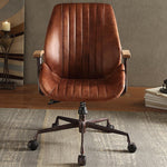 Hamilton Cocoa Top Grain Leather Executive Office Chair