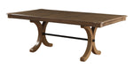 Harald Gray Oak Wood Rectangular Dining Table