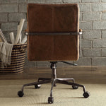 Harith Retro Brown Top Grain Leather Executive Office Chair