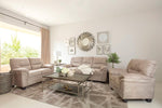 Holman Beige Fabric Loveseat