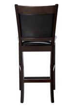 Jaden 2 Black/Espresso Wood Counter Height Chairs