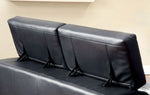 Kemina Black Sectional with Speaker Console