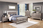 Leighton 5-Pc Metallic Mercury Full Panel Bedroom Set