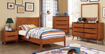 Lennart I Oak Wood Twin Bed