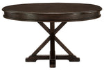 Cardano Driftwood Charcoal Wood Round Dining Table