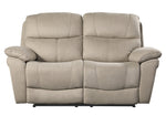 Longvale 2-Pc Tan Microfiber Power Recliner Sofa Set