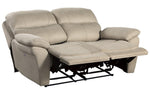 Longvale 2-Pc Tan Microfiber Power Recliner Sofa Set