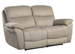 Longvale Tan Microfiber Power Recliner Loveseat