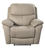 Longvale Tan Polished Microfiber Power Recliner