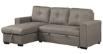 Magnus 2-Pc Taupe Reversible Sectional w/Pull-out Bed