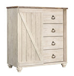 Willowton Whitewash Wood Dressing Chest