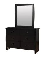 Marlee Black Wood Frame Mirror