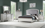 Maverick Platinum Wood King Bed (Oversized)