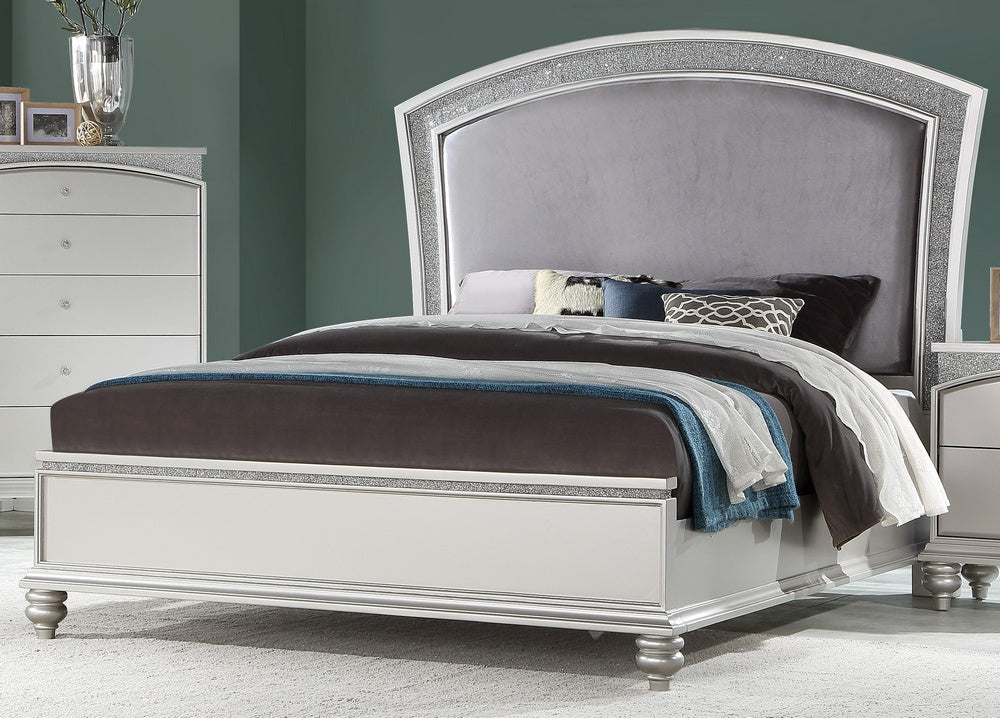 Maverick Platinum Wood Queen Bed