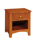 Omnus Oak Wood Nightstand