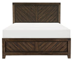 Parnell Rustic Cherry Wood Cal King Bed