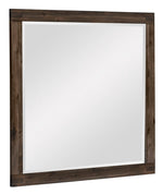 Parnell Rustic Cherry Wood Frame Dresser Mirror