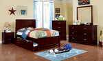 Prismo Cherry Wood Twin Bed